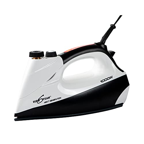 Eurosteam Next Generation Iron - Powerful Steam with Built-in Boiler - No Temperature Setting for All Fabrics - Experience Professional-Quality Ironing to cut your time in half.