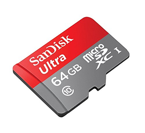 SanDisk Ultra 64GB Amazon Fire HD 10 MicroSDXC Card and Standard SD Adapter with Custom Hi-Speed, Lossless Format (UHS-1 Class 10 Certified 80MB/s)