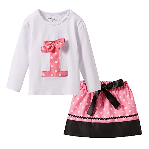 Mud Kingdom Little Girls Birthday Clothes Sets for Gifts Outfits