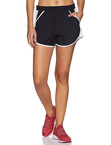 Under Armour Women's Fly By Running Shorts , Black (001)/Reflective , Medium
