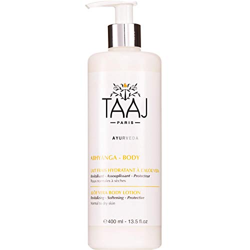 Delicious Body Lotion for Dry Skin - Natural Hyaluronic Acid for Sensitive Skin - Anti-aging formula contains Aloe Vera, Camellia Oil, Moringa Butter & Organic Silk Proteins - 13.5 oz.
