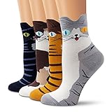 Ambielly Colorful Cute Animal Design Patterned Women's Casual Cotton Socks