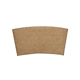 Karat C5305 (Kraft) Traditional Cup Sleeves for 8 oz. Cups, Kraft (Pack of 1000)