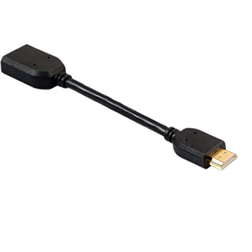 Book Cover INGLY HDMI Male to Female Extender Cable Short and Convenient for Google Chrome Cast, Fire TV Stick, Roku stick Connection to TV