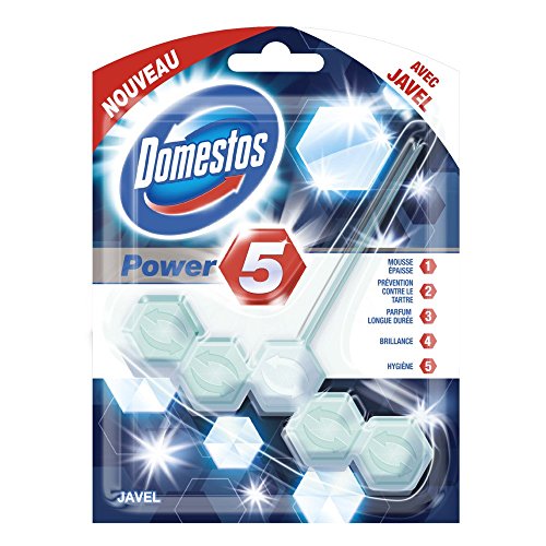 Domestos Bloc Wc Power Five Javel Lot de 3