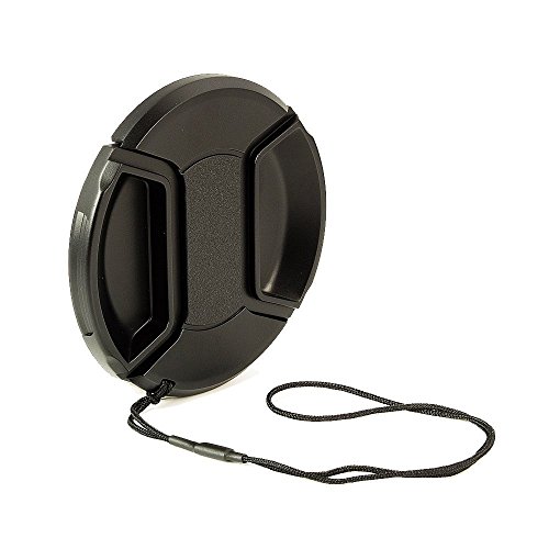 BlueBeach 37mm Lens Cap - Snap on Clip on with String for Camcorders, Cameras - Canon, Nikon, Olympus, Panasonic, Pentax,Samsung, Sony, Leica etc
