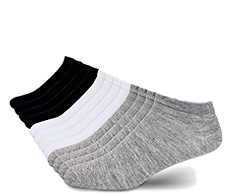 Book Cover I&S Women's 12 Pack Low Cut No Show Athletic Socks - Women's Socks Size 9-11 (Set of 12 (Asst))