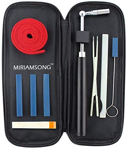 Book Cover MiriamSong Piano Tuning Tuner Kit-The Best Tuner Set Including Universal Star Head Hammer, Mute tools, Felt Temperament Strip and Case