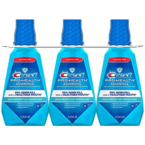 Crest 578559 Prohealth Advance Mouthwash, 1 L