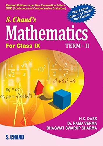 S.Chand’S Mathematics For Class IX Term II