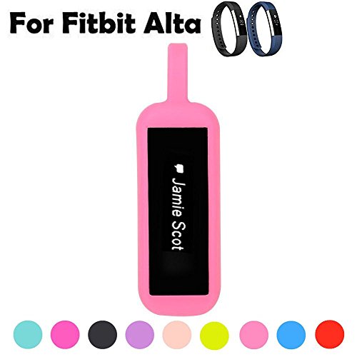 ZSZCXD Fitbit Alta Clip, Colorful Replacement Accessory Magnetic Clip Clasp Strap for Fitbit Alta HR and Alta(No Tracker) (Pink)