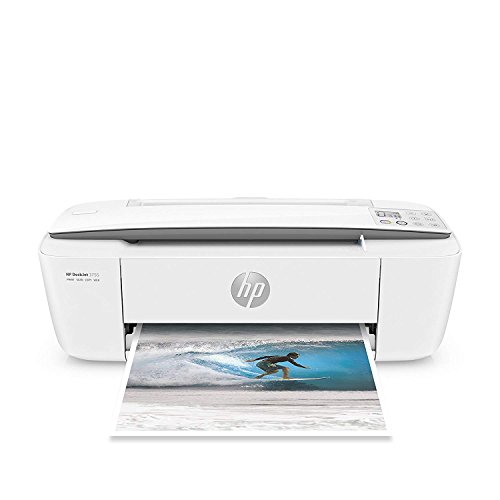 Book Cover HP DeskJet 3755 Compact All-in-One Wireless Printer, HP Instant Ink & Amazon Dash Replenishment ready - Stone Accent (J9V91A)