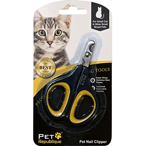 Book Cover Pet Republique Cat Nail Clipper â€“ Professional Claw Trimmer for Cat, Kitten, Hamster, & Small Breed Animals