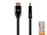 Monoprice 4K Certified Premium High Speed HDMI Cable - 4K60Hz, 18Gbps, HDR, 3ft, Black