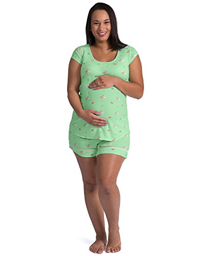Kindred Bravely Amelia Ultra Soft Maternity & Nursing Pajamas - Shorts Set