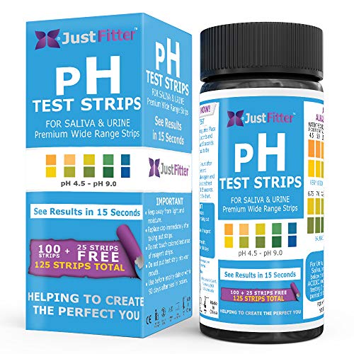 Just Fitter pH Test Strips for Testing Alkaline and Acid Levels in The Body. Track & Monitor Your pH Level Using Saliva and Urine. Get Highly Accurate Results in Seconds.