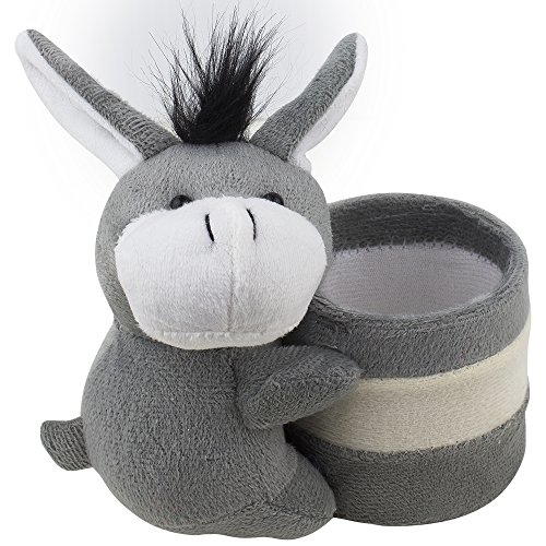 Eyeglass Holder Glasses Stand with Cute Plush Animal Character Design, Donkey, By OptiPlix