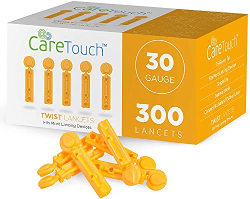 Care Touch Twist Top Lancets 30 Gauge, 300 Lancets