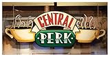 Culturenik Friends Central Perk Cafe Window Coffee Cup Logo TV Television Show Poster Print 12 by 24