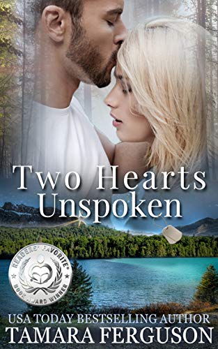 Book Cover TWO HEARTS UNSPOKEN (Two Hearts Wounded Warrior Romance Book 2)