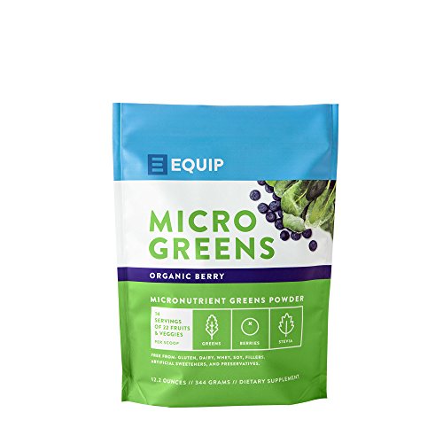 100% Organic Green Superfood Powder - 22+ Whole Foods Blend (Wheatgrass, Alfalfa Leaf, Spirulina, Kale, MCT and Berries) - Digestive Enzymes & Phytonutrients to Boost Immune System - 30 Servings
