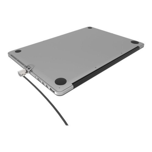 Compulocks Ledge Security Lock Slot Adapter for MacBook Air. Smallest Cable Lock Slot Adapter. The Ideal Locking Device for Your Laptops. Color: Silver (MBALDGZ01) *Does not fit New 2020 McBook Air