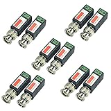 iSmart 5 Pair (10 Pcs) Mini CCTV BNC Passive Video Balun Transceiver for HD-TVI CVI AHD Analog 960H Camera IB1015