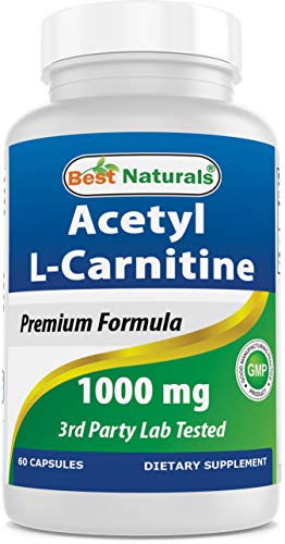 Book Cover Best Naturals Acetyl L-Carnitine 1000mg Capsule, 60 Count