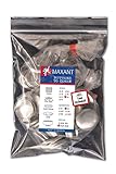 50 Buttons to Cover - Made in USA - Self Cover Buttons with Flat Backs Size 60 with Tool