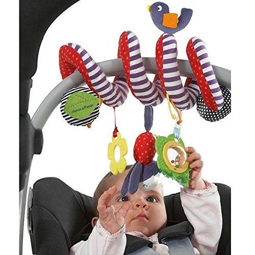 Book Cover BeeSpring Kid Baby Crib Cot Pram Hanging Rattles Spiral Stroller Car Seat Toy