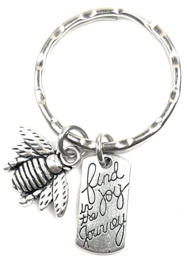 Find Joy in The Journey Bee Keychain 105N