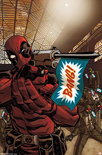 Book Cover Trends International Marvel Comics - Deadpool - Bang Wall Poster, 22.375