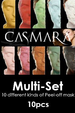Book Cover CASMARA Facial Mask Pack of 10 Multi Set (Gold 2080, Kiwi 2060, Goji 2070, Vitamin 2030, Greentea 2050, NOVanew 2045, Reaffirming 2020, Green 2025, Sensitive 2040, RGnerin 2055)