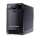FANTEC Qb-X2US3R External Dual Hard Drive Enclosure for 2X 8.89 cm (3.5 Inch) SATA Hard Drives, USB 3.0 SuperSpeed, Raid Function (0/1/JBOD/Big), 60 mm Fan Temperature Controlled, Aluminium