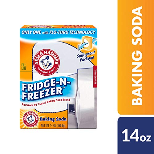 Book Cover Arm & Hammer Fridge-n-Freezer Baking Soda, 14 Ounce (Pack of 12)