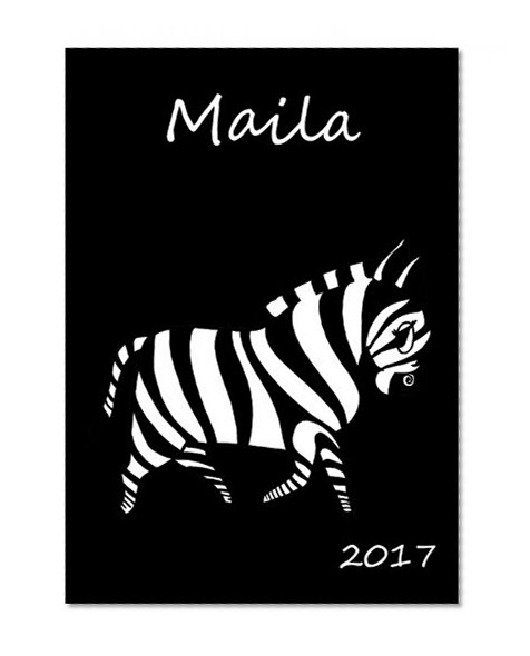 2017: personalisierter Kalender 2017 "Maila" - DIN A5 - eine Woche pro Doppelseite (German Edition)