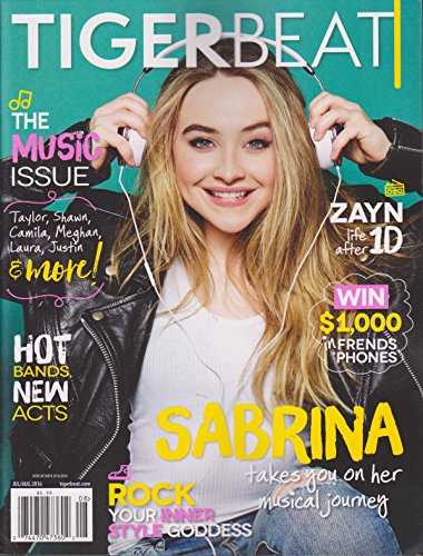 Tiger Beat Magazine July/August 2016