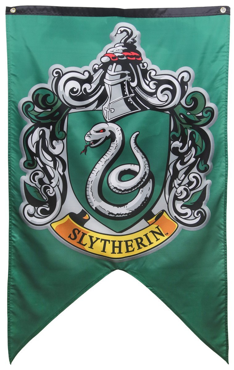 Harry Potter Hogwarts House Wall Banner (30" by 50") (Slytherin)