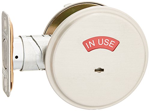 Schlage B571 One Sided Deadbolt with in Use Indicator, Satin Nickel by Schlage Lock Company