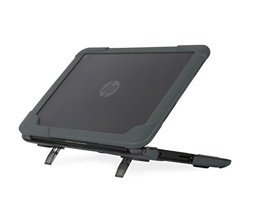 MAX Cases Extreme Shell for HP Google Chromebook Gen3, Gen4, 14 inch, Military Grade, Protective and Durable Case - Gray