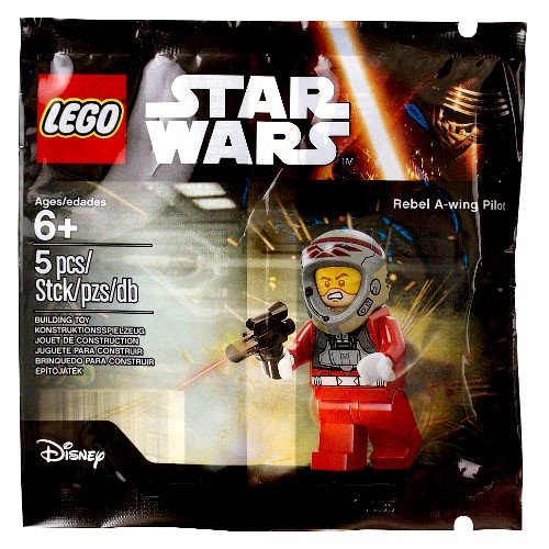 Book Cover LEGO Star Wars Rebel A-Wing Pilot Bagged Minifigure