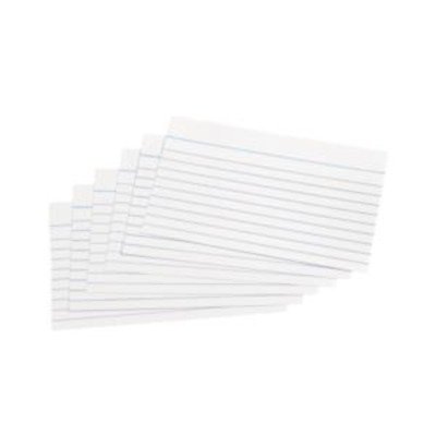 Brand New. 5 Star Record Cards Ruled Both Sides 5x3in 127x76mm White [Pack 100] by 5 Star