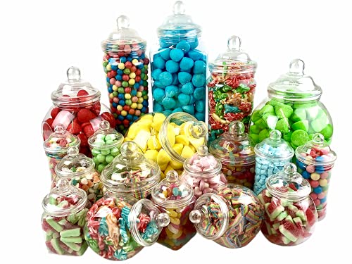 Plastic Jar Party Pack - 19 Assorted Jars