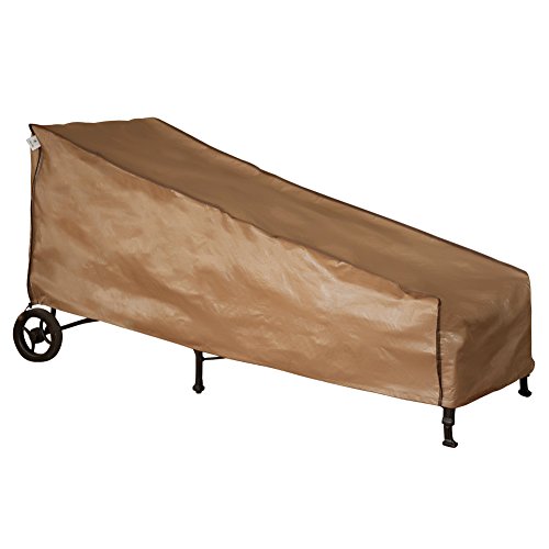 (210cm L x 90cm W x 90cm H) - Abba Patio Weatherproof Outdoor/Porch Patio Chaise Lounge Cover, Water Resistant, 210cm L x 90cm W x 90cm H