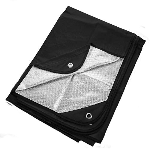 Arcturus Heavy Duty Survival Blanket - Insulated Thermal Reflective Tarp - 60" x 82". All-Weather, Reusable Emergency Blanket for Car or Camping. Thermal Barrier Blocks Infrared Signature