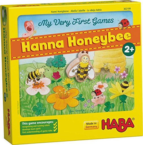 Book Cover HABA 302199 My Very First Games Hanna Honeybee - 2 Cooperative Color Die Games Ages 2+ (Made in Germany)