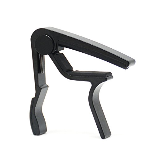 Book Cover 6-String Acoustic & Electric Guitar Capo- Single Handed Capo (MA-12-F)