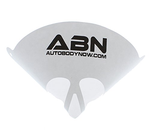 ABN Strainer Cone Funnel with Filter Top 50-Pack – Disposable 190 Micron Fine Nylon Mesh –Paint, Automotive, & More