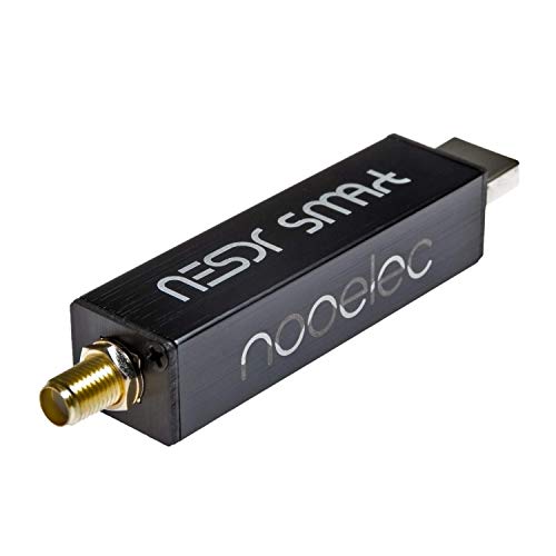 Nooelec NESDR Smart v4 SDR - Premium RTL-SDR w/ Aluminum Enclosure, 0.5PPM TCXO, SMA Input. RTL2832U & R820T2-Based Software Defined Radio