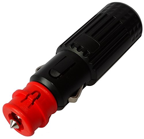 Aerzetix: Prise fiche mâle pour allume-cigare auto voiture camion 12V 15A